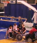 Positioning for a rebound.