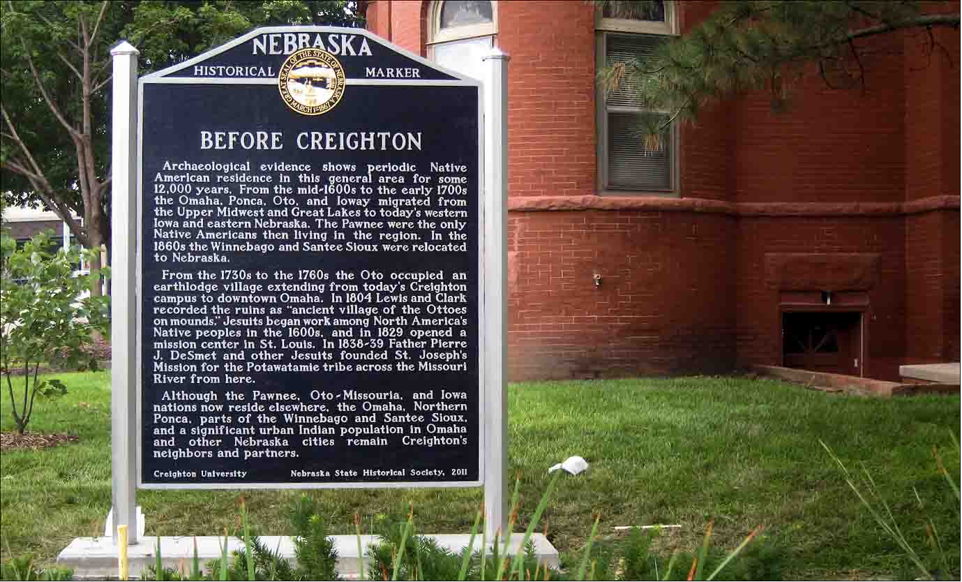 NA Historical Marker at Creighton University
