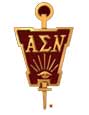 Alpha Sigma Nu pin