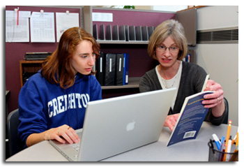 Student and Librarian