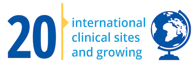 20 international clinical sites and growing