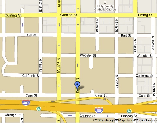Map screenshot of the location of IRM Technology Transfer Office