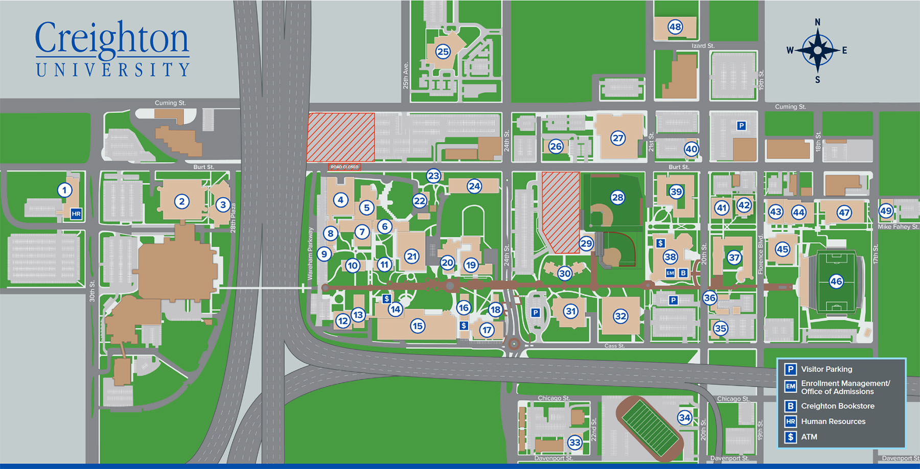 Omaha Campus Map