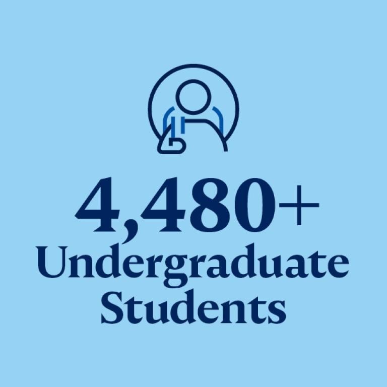 4,480 plus undergraduate students