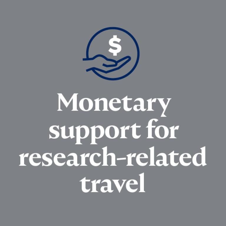 Dollars to support research-related travel