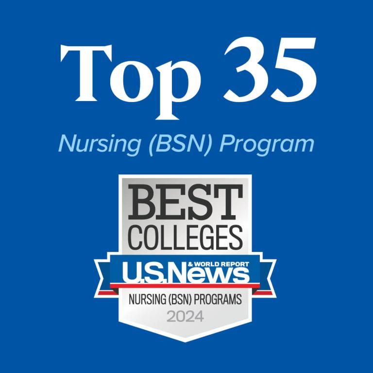 U.S. News and World Report ranks Creighton's BSN as a Top 35 program