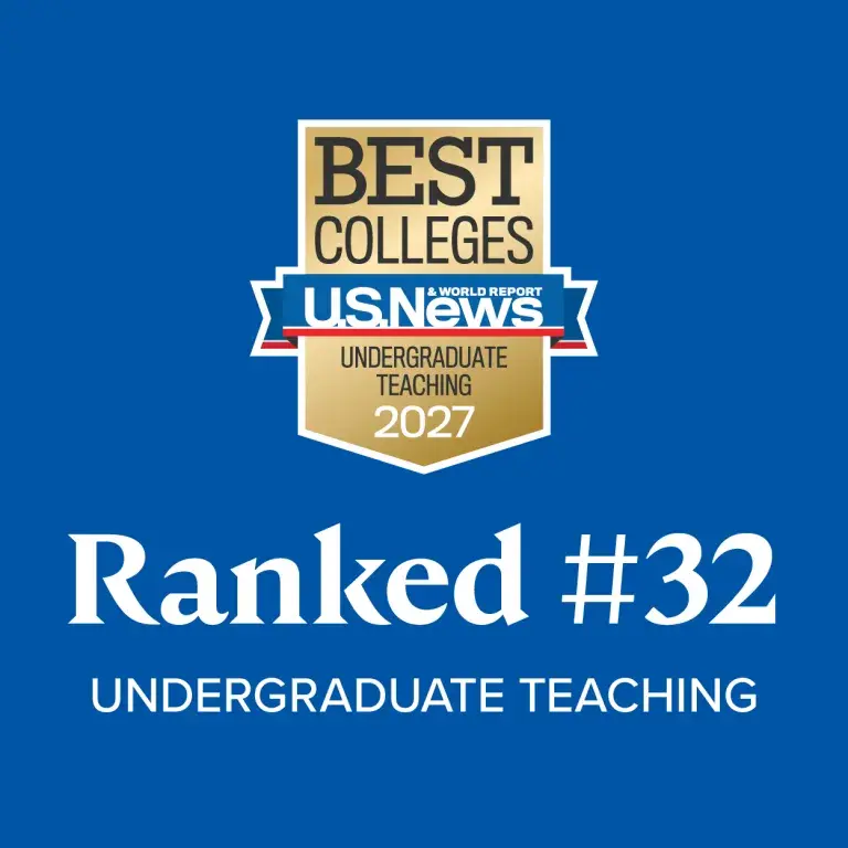 U.S. News Ranked #32 Undergraduate Teaching