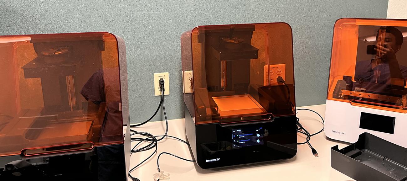The Formlabs 3D printers on Creighton's Phoenix campus