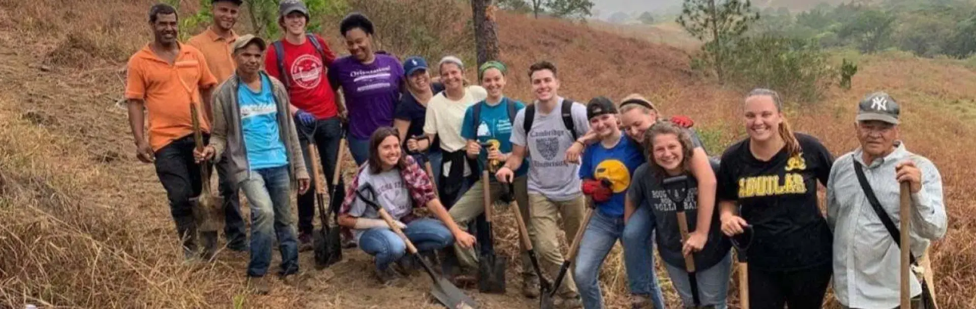 Students in DR campo