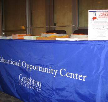EOC promotional table