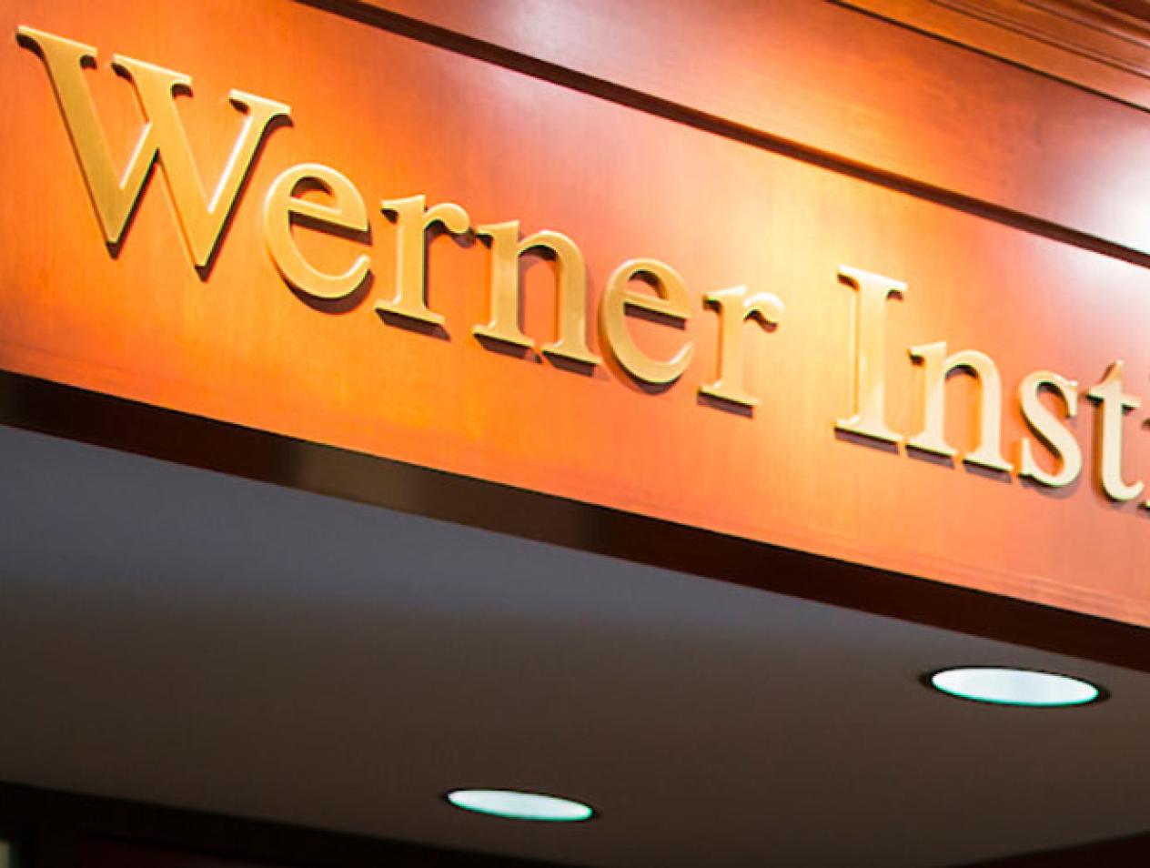 Werner Institute Signage
