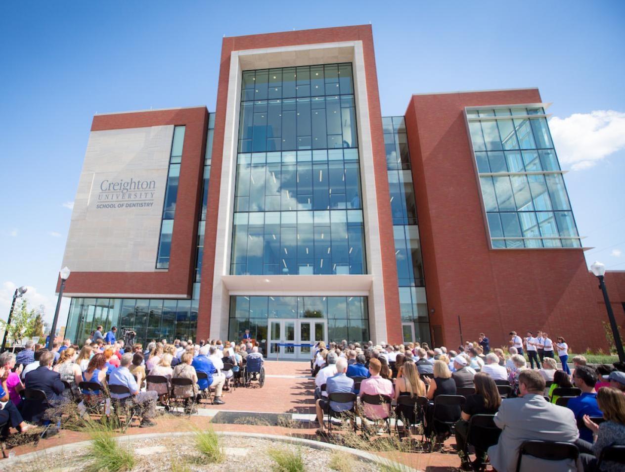 Ceremony at new Creighton School of Dentistry building