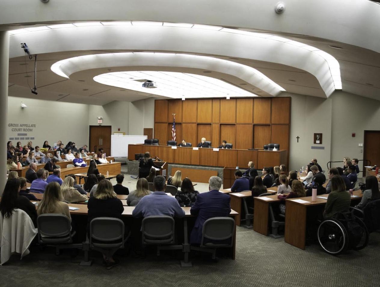 Creighton Law Moot Courtroom