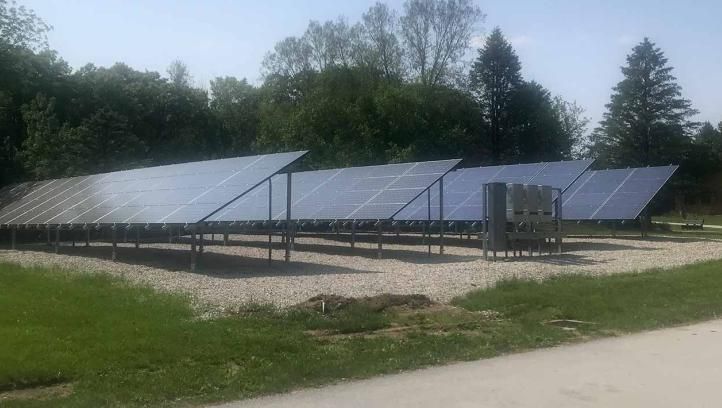 Solar Panels Griswold Retreat Center