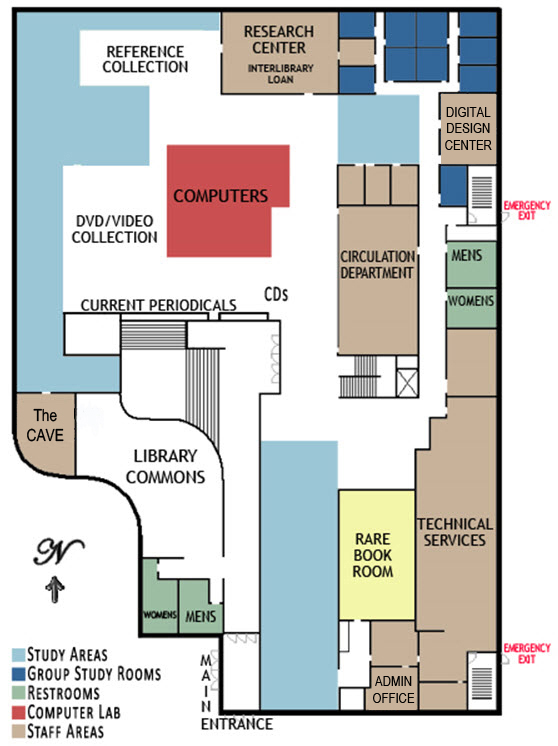 Main Level | Reinert-Alumni Memorial Library | Creighton ...