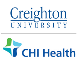 Creighton University and CHI Health logos