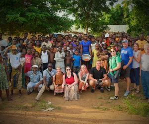 Group photo in West Africa