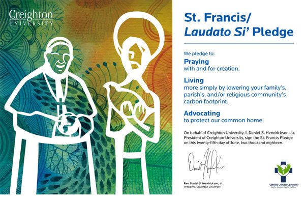 St. Francis/Laudato Si' Pledge Poster 2018