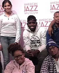Upward Bound students at American Jazz Museum