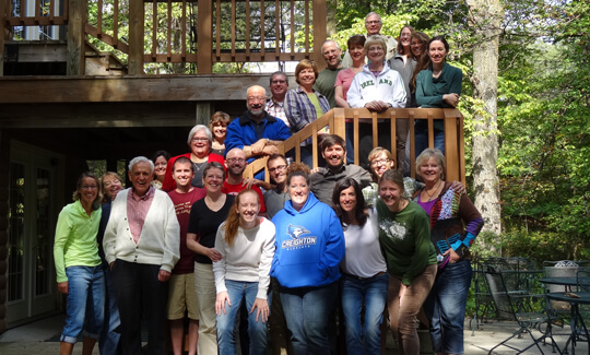 Group photo of the Division of Mission and Ministry staff on retreat