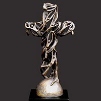 Cross of Life sculpture