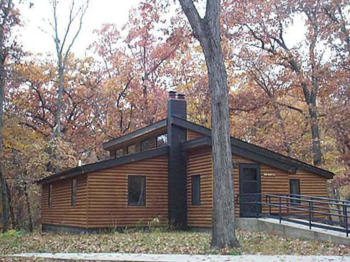 Exterior of Goupil cabin