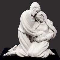 Pregnant Holy Family - Expecting sculpture