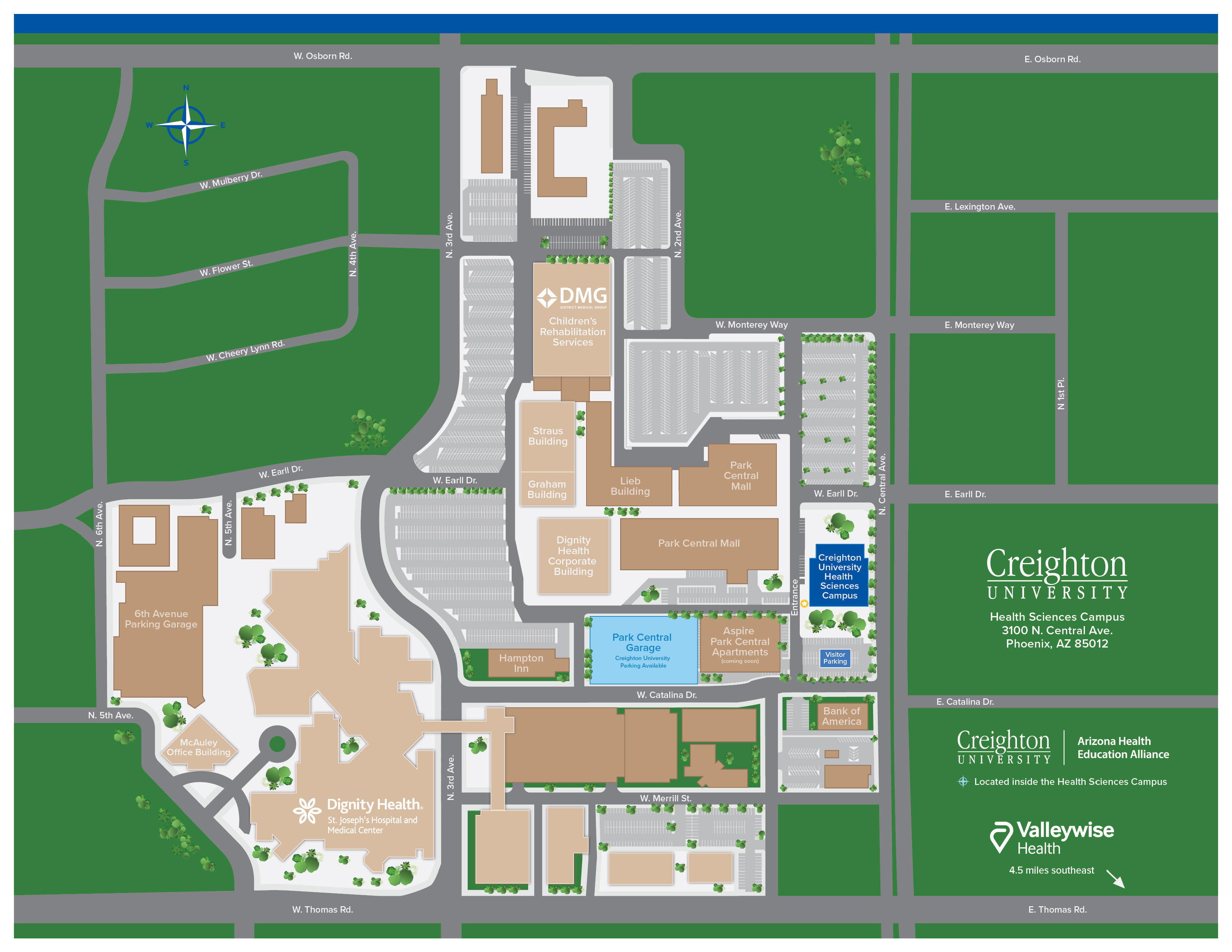 Phoenix Campus Map
