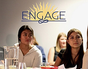Fatima Salazar with fellow participants at Engage event.
