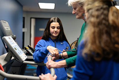 walking indoors for exercise