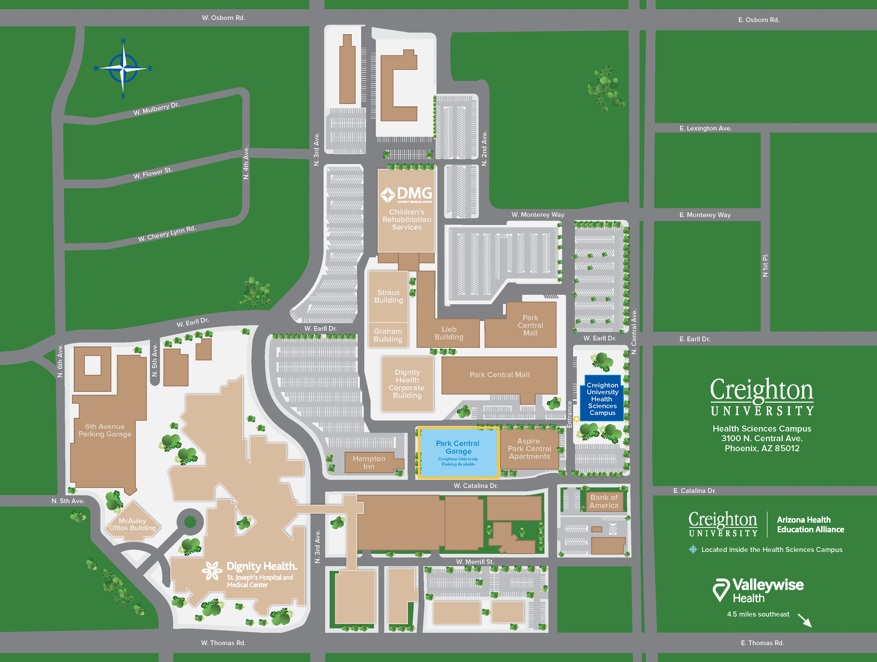 2026 Phoenix Parking Map