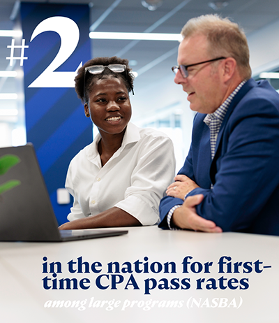 #2 in the nation for first-time CPA pass rates