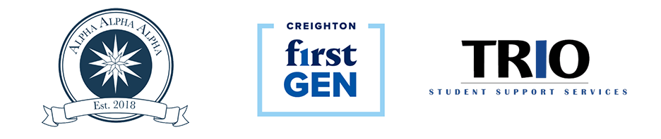 Creighton FirstGen & TRIO Logos