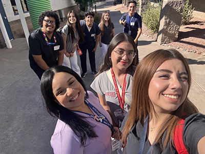 Paula Gonzalez with co-horts