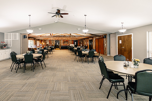 Loyola Dining hall area