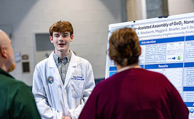 Haddix Scholar presenting research