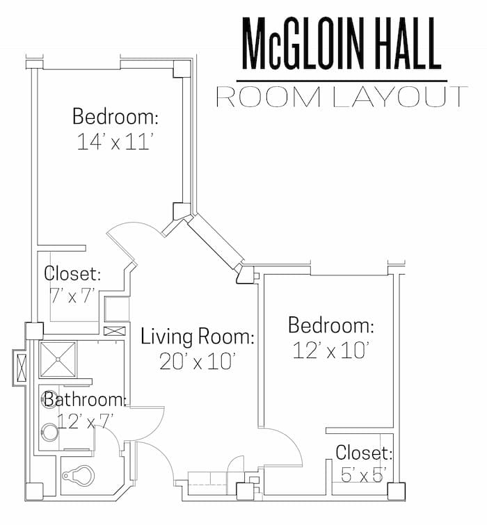 McGloin Hall Room Layout