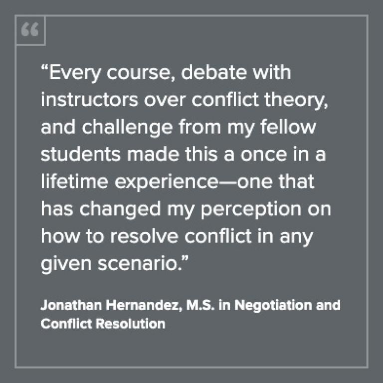 Testimonial from Jonathan Hernandez, MS, a Creighton University Graduate School alumnus