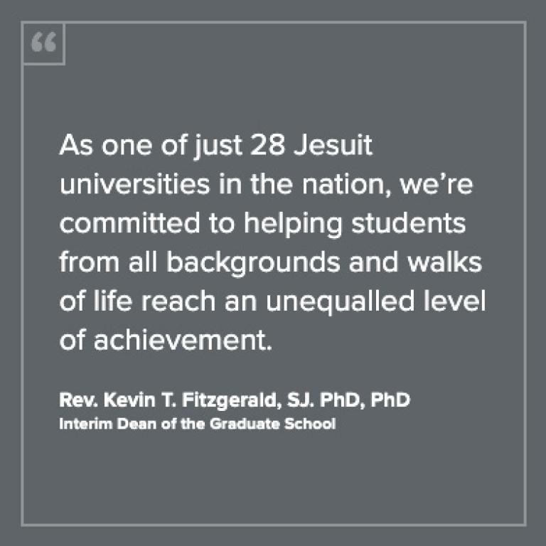 Testimonial from Rev. Kevin T. Fitzgerald, SJ, PhD, PhD