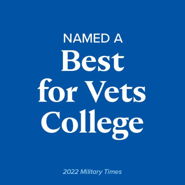 Named a Best for Vets College by Military Times