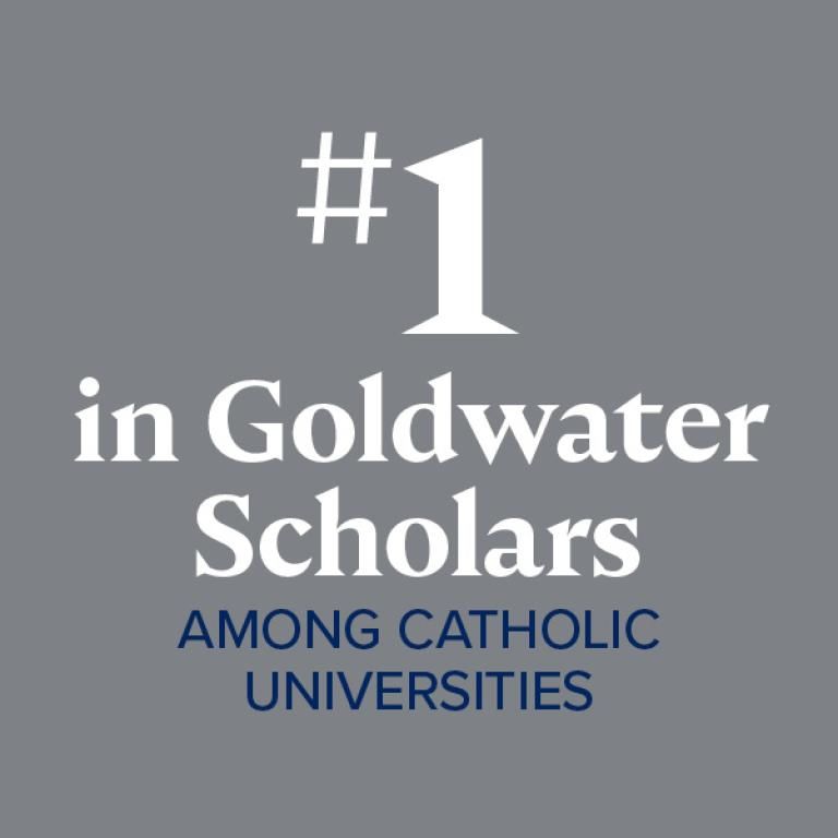 Number 1 in Goldwater Scholars among catholic universities