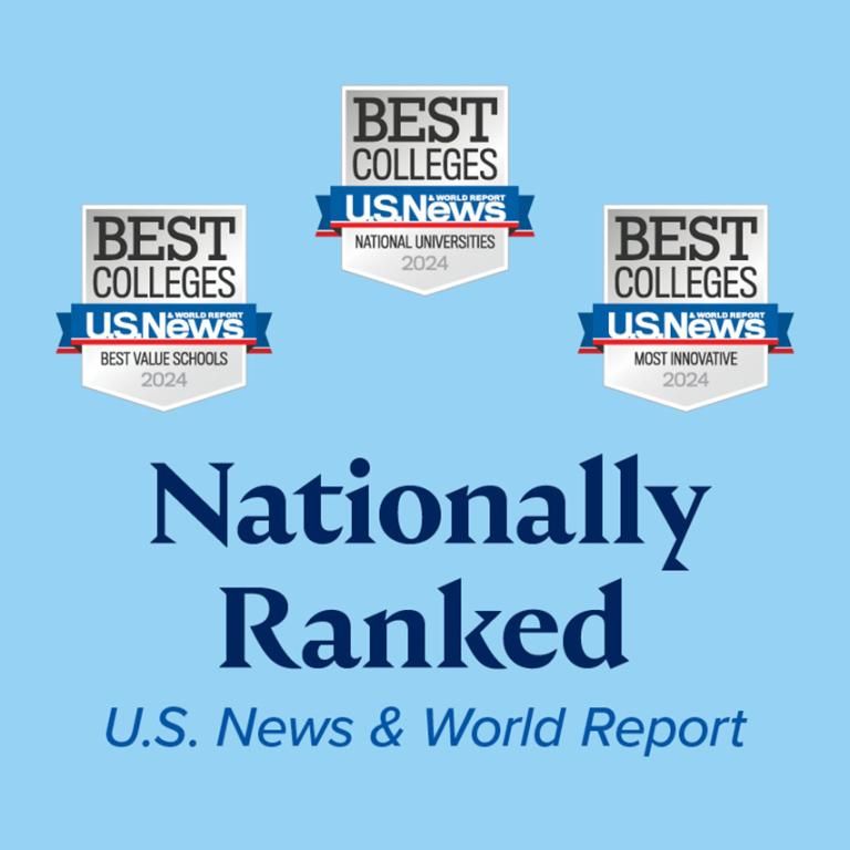 Nationally ranked by U.S. News & World Report