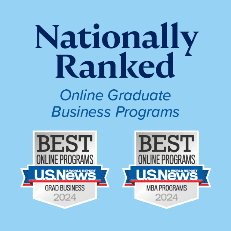 Creighton is nationally ranked for online grad business programs and MBA programs