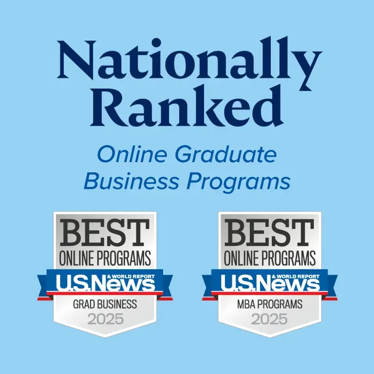 Nationally ranked online graduate business programs