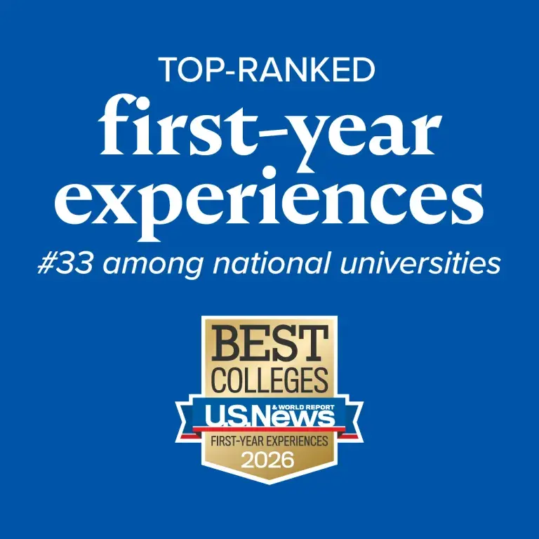 Top-Ranked first-year experiences ranked #33
