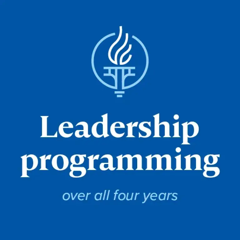 Leadership programming over all four years