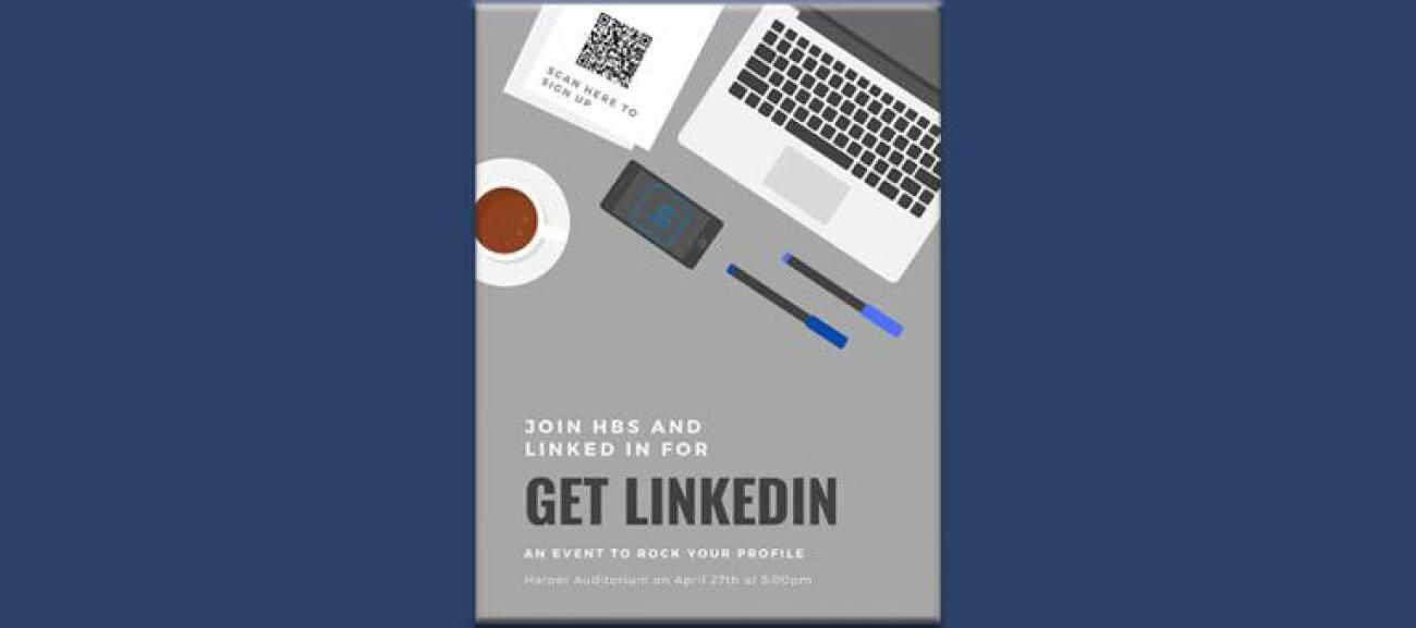 Get LinkedIn - An Event to Rock Your Profile poster