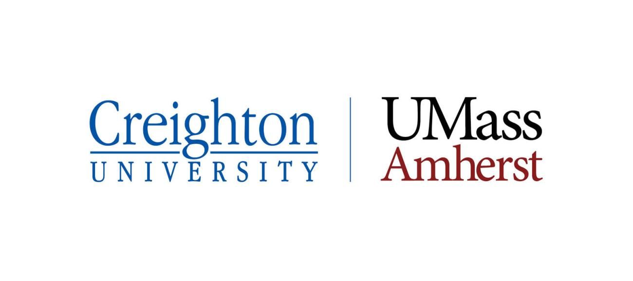 Creighton University | UMass Logo lockup