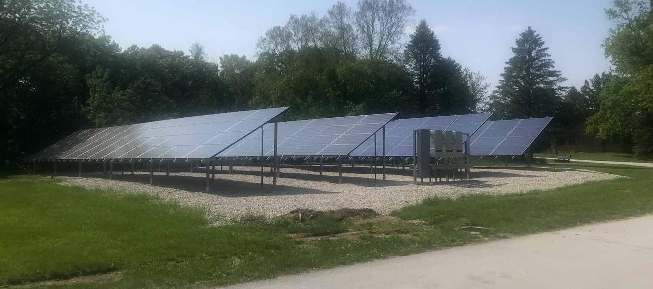 Solar Panels Griswold Retreat Center