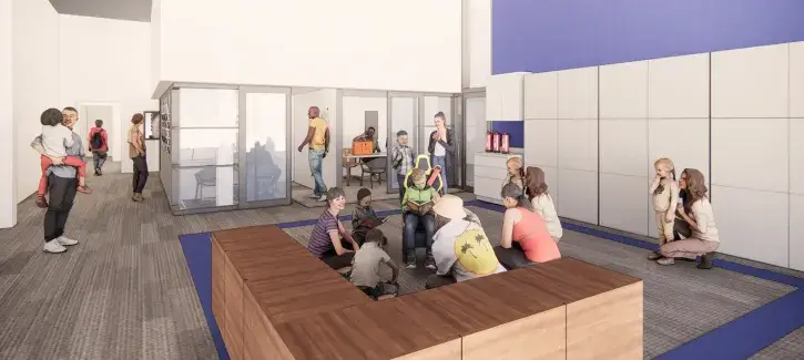 Child Safety Center interior rendering